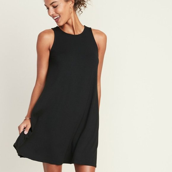 jersey swing dress